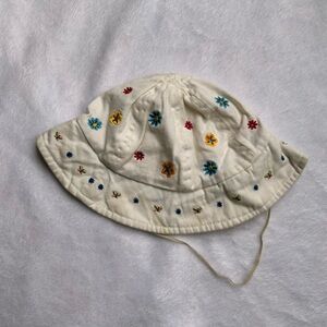 Sears baby, toddler Sun Hat - cream white